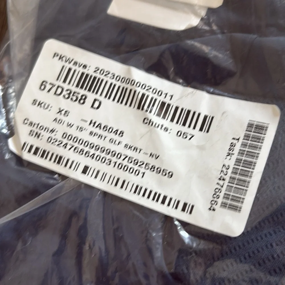 NWT [Adidas] HEAT.RDY Sport 15" Golf Skort Skirt in Crew Navy Blue Women’s Sz XS - Picture 10 of 12